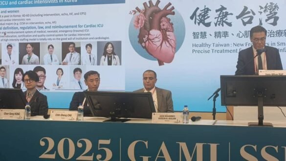 الدكتور عاصم البصلاني يشارك في مؤتمر القلب بتايوان