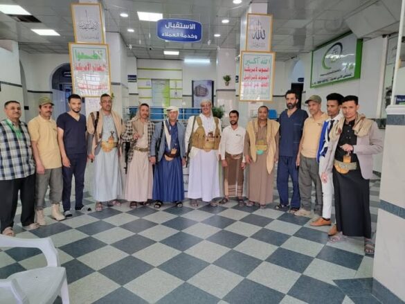 إدارة المستشفى الأهلي الحديث تقوم بزيارة تفقدية للكوادر الطبية والفنيه والعاملين والنزلاء في المستشفى